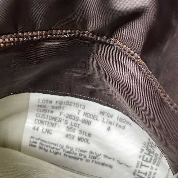 ⭐️Hickey Freeman T Model LTD Silk/Wool blend Mens blazer SZ 44L. EUC - Picture 6 of 9